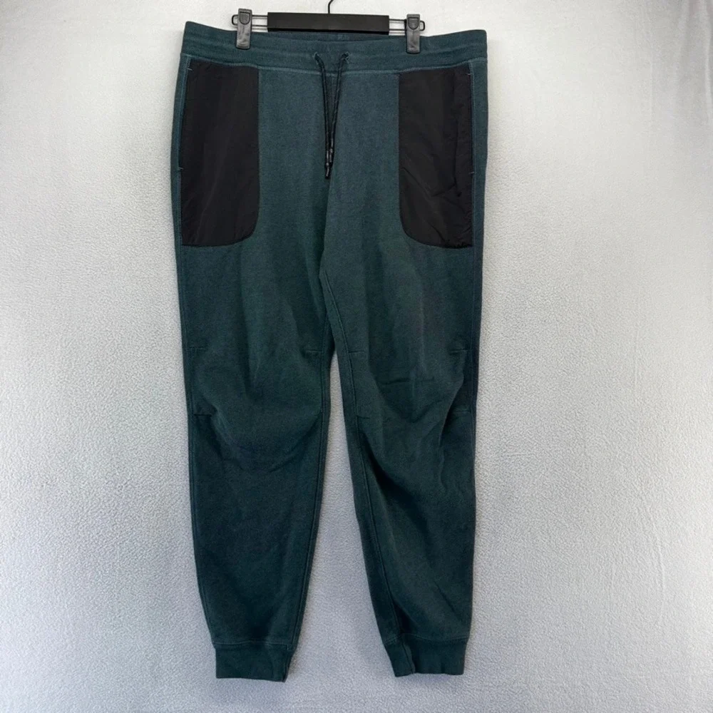 Abercrombie & Fitch Joggers Mens Large Blue Fleece Utility Pocket Sweatpants